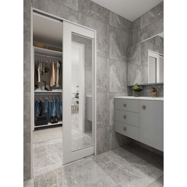 Calhome Soft Close and Open 24" to 36" Upright Universal Pocket Door